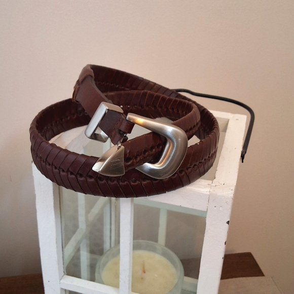 Men's Genuine Leather Brown Belt - Picture 6 of 6